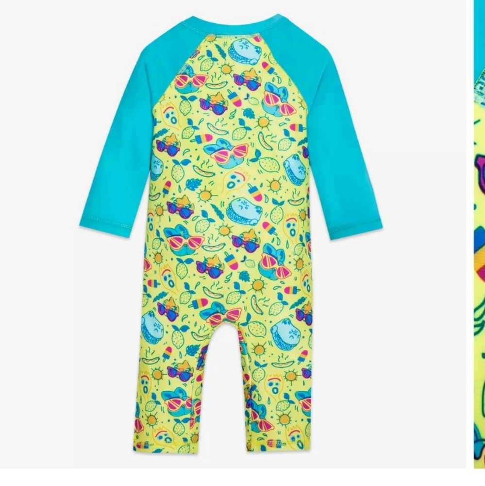 Disney Toy Story Rash Guard Swimsuit NWT Size 18-24M. UPF 50+